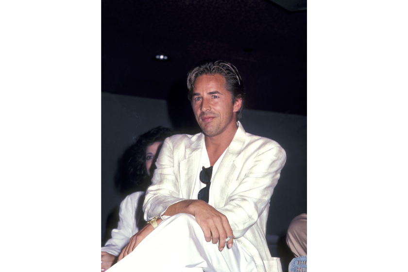 Don Johnson at "Miami Vice" Press Conference - June 14, 1985