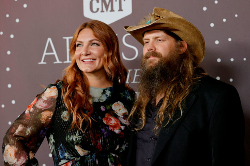 2021 CMT Artist of the Year - Red Carpet Chris Stapleton and wife Morgane
