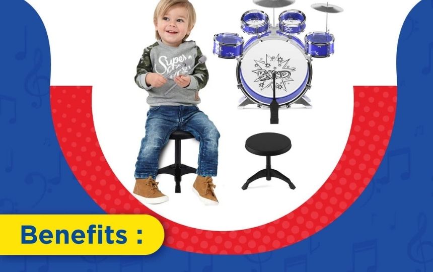 drum set for kids - toddler