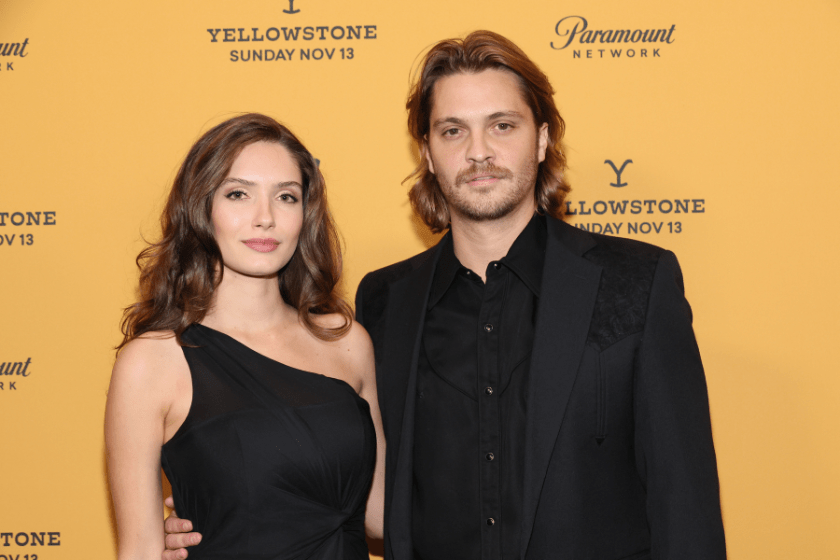 NEW YORK, NEW YORK - NOVEMBER 03: Bianca Rodrigues and Luke Grimes attend Paramount's "Yellowstone" Season 5 New York Premiere at Walter Reade Theater on November 03, 2022 in New York City. (Photo by Dia Dipasupil/Getty Images)