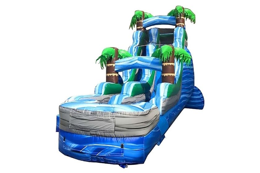 18 foot tropical water slide