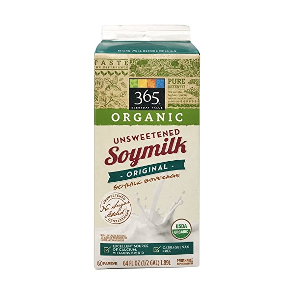 365 by Whole Foods Market Organic Unsweetened Original Soymilk