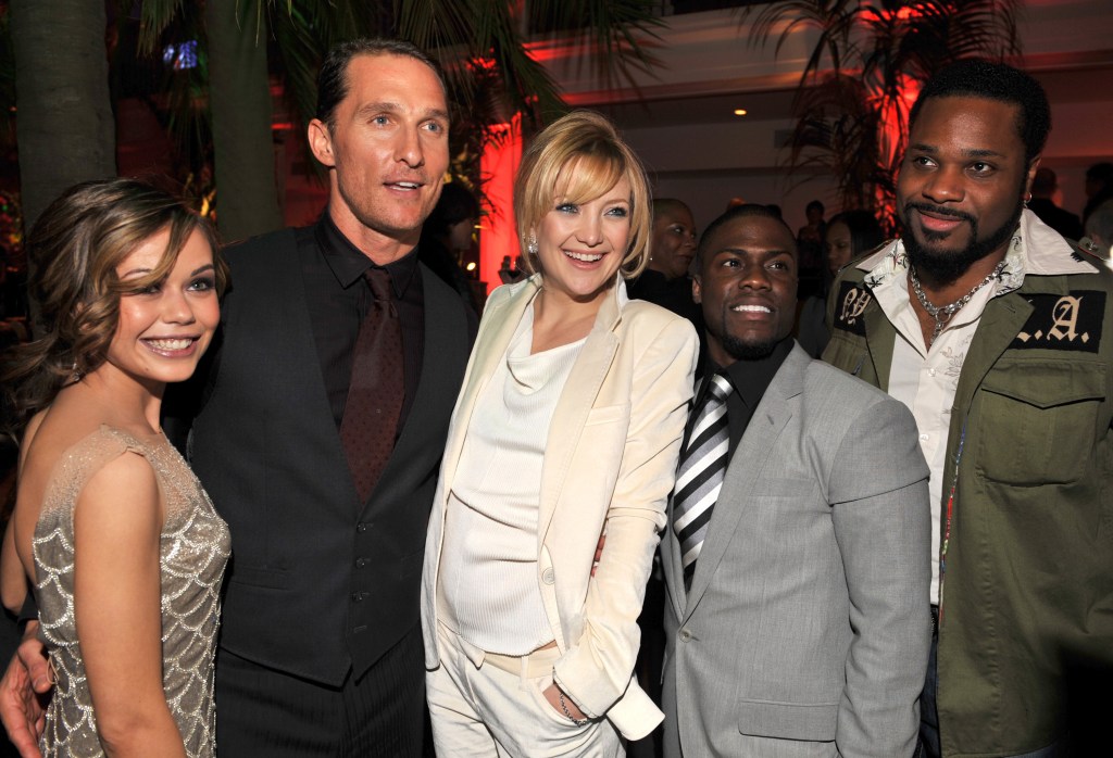 Actors Alexis Dziena, Matthew McConaughey, Kate Hudson, Kevin Hart and Malcolm-Jamal Warner attend the After Party of Fool's Gold at Grauman's Chinese Theatre on January 30, 2008 in Hollywood, California.