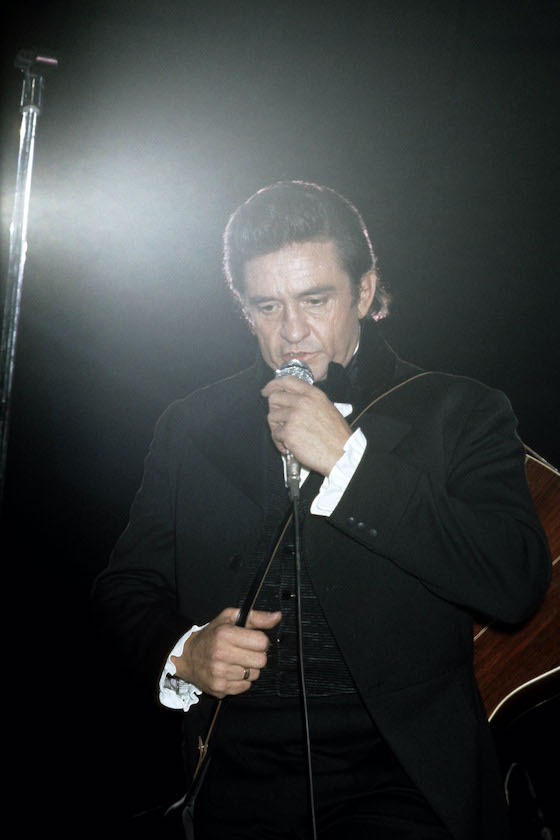 Johnny Cash during Johnny Cash Performs At Madison Square Garden, 1969 at Madison Square Garden in New York, New York, United States. 