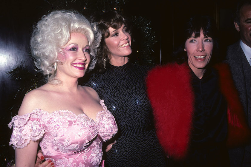 New York December 5th 1980. Dolly Parton, Jane Fonda and Lilly Tomlin at film premiere of "Nine to Five"