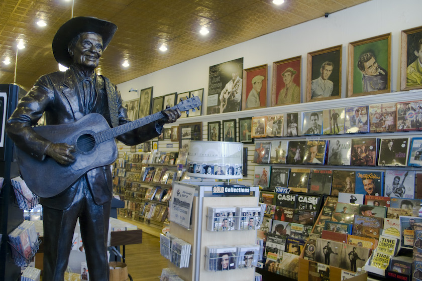 Ernest Tubb specialist country and bluegrass recording shop and store Broadway Nashville Tennessee USA