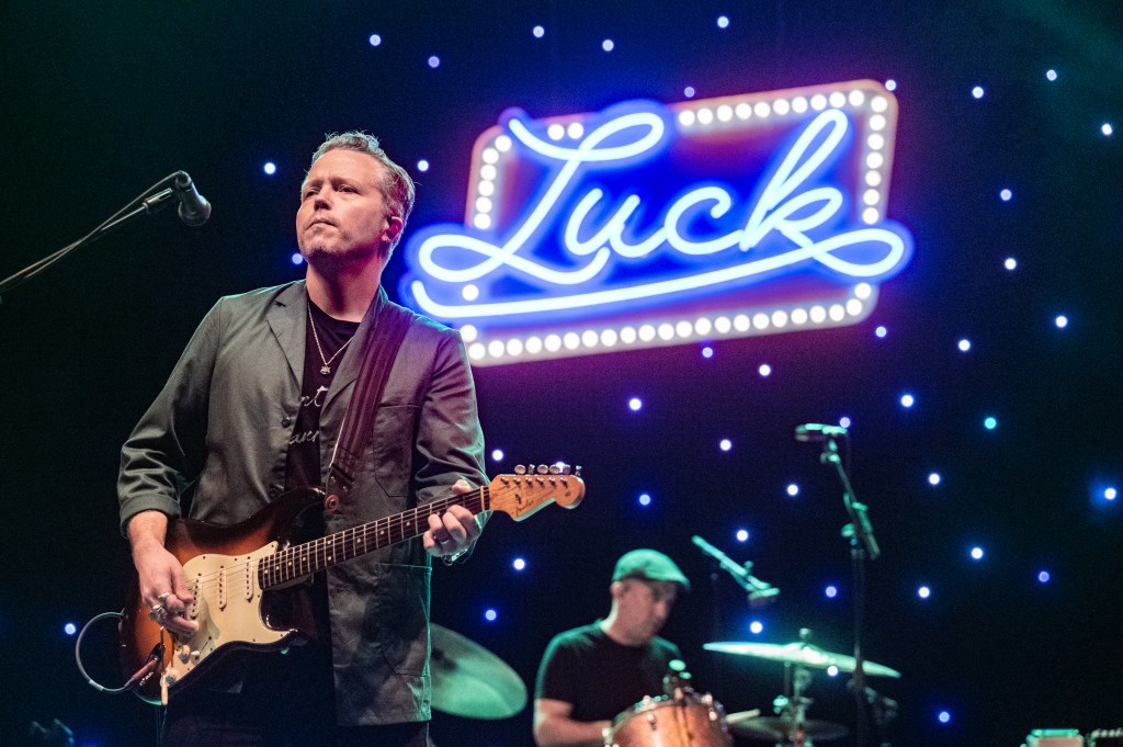 Singer, songwriter and guitarist Jason Isbell of Jason Isbell and the 400 Unit perform live on stage at the Luck Reunion on March 17, 2022 in Luck, Texas.