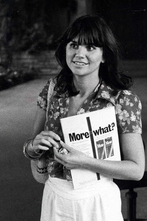 Singer Linda Ronstadt attending 'Recording Party for Linda Ronstadt' on February 20, 1977 at the Beverly Hills Hotel in Beverly Hills, California. 