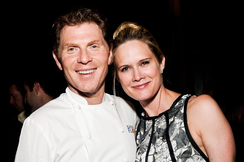 NEW YORK, NY - JUNE 06: Bobby Flay and Stephanie March attend The Belmont Stakes Charity Celebration Honoring Bobby Flay at Bar Americain on June 6, 2013 in New York City. 