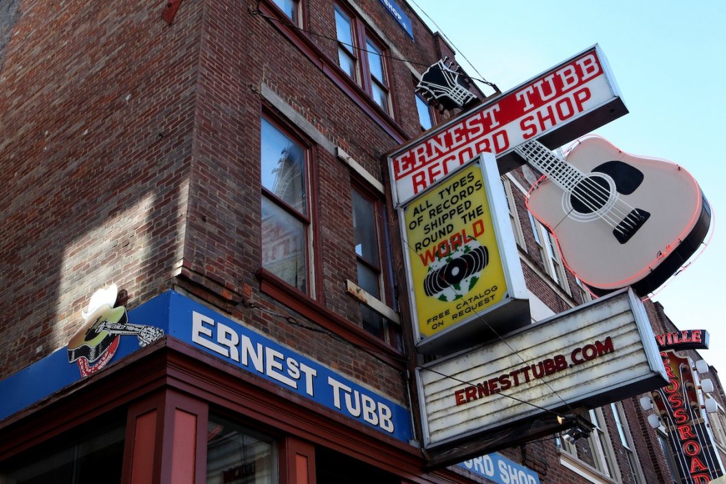 Ernest Tubb Record Shop, in Nashville, Tennessee on NOVEMBER 24, 2013.