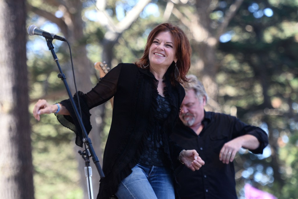 Singer/songwriter Roseanne Cash performs on stage at the Hardly Strictly Bluegrass festival at Golden Gate Park on October 5, 2014 in San Francisco, California.