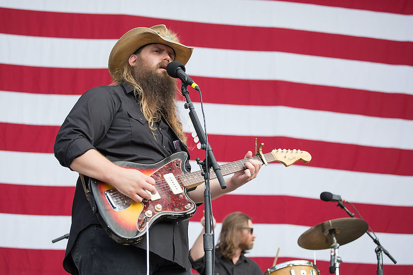 AUSTIN, TX - JULY 04: Singer-songwriter Chris Stapleton performs onstage during Willie Nelsons 4th of July Picnic at Austin360 Amphitheater on July 4, 2015 in Austin, Texas.
