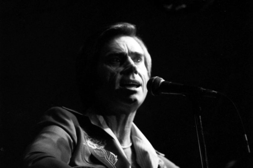LOS ANGELES - FEBRUARY 28: Country singer George Jones performs onstage at the Palomino Club on February 28, 1981 in North Hollywood, California.