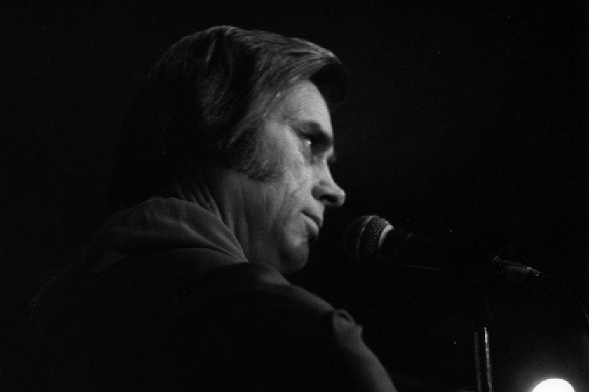LOS ANGELES - FEBRUARY 28: Country singer George Jones performs onstage at the Palomino Club on February 28, 1981 in North Hollywood, California.
