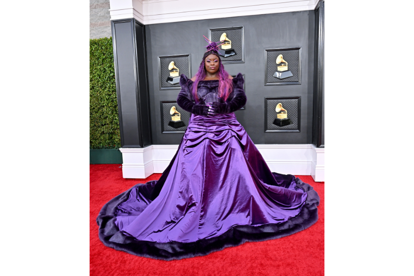 Yola attends the 64th Annual GRAMMY Awards at MGM Grand Garden Arena