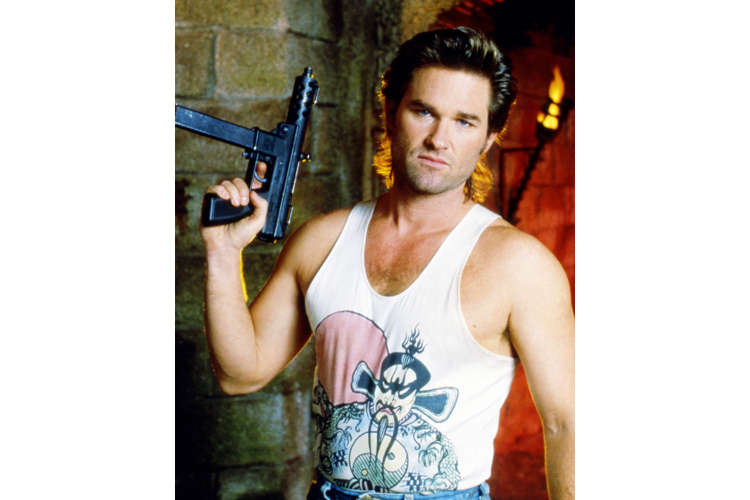 Kurt Russell as Jack Burton in 'Big Trouble In Little China', directed by John Carpenter, 1986