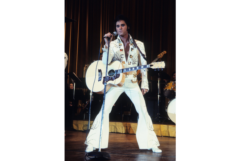 Kurt Russell as Elvis in Elvis the Movie in 1979