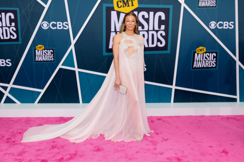 LeAnn Rimes attends the 2022 CMT Music Awards at Nashville Municipal Auditorium on April 11, 2022 in Nashville, Tennessee
