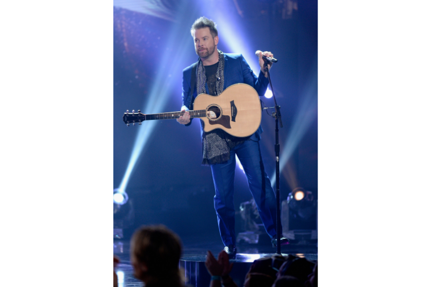 ecording artist David Cook performs onstage during FOX's "American Idol" Finale For The Farewell Season at Dolby Theatre on April 7, 2016 in Hollywood, California. at Dolby Theatre on April 7, 2016 in Hollywood, California