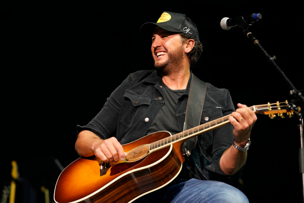 Country star Luke Bryan performs during the Bass Pro Shops 50th Anniversary Concerts for Conservation at the World’s Fishing Fair in Springfield, Mo., on Friday, April 1, 2022