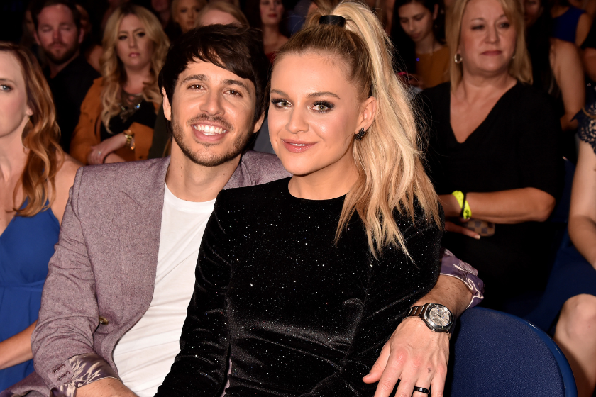 Morgan Evans and Kelsea Ballerini attend the 2019 CMT Music Awards at Bridgestone Arena on June 05, 2019 in Nashville, Tennessee