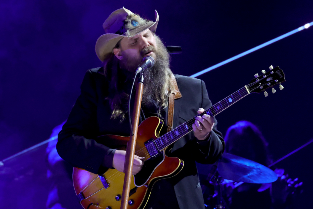 Chris Stapleton performs onstage during the 64th Annual GRAMMY Awards at MGM Grand Garden Arena on April 03, 2022 in Las Vegas, Nevada.