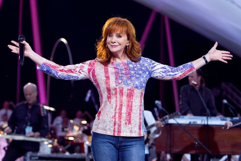 Reba McEntire <> during the annual PBS "A Capitol Fourth" concert at the US Capitol on July 3, 2010 in Washington, DC.
