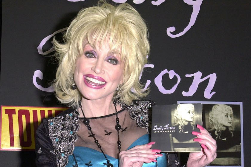 Dolly Parton during Dolly Parton In Store Appearance at Tower Records in Los Angeles, California, United States. 