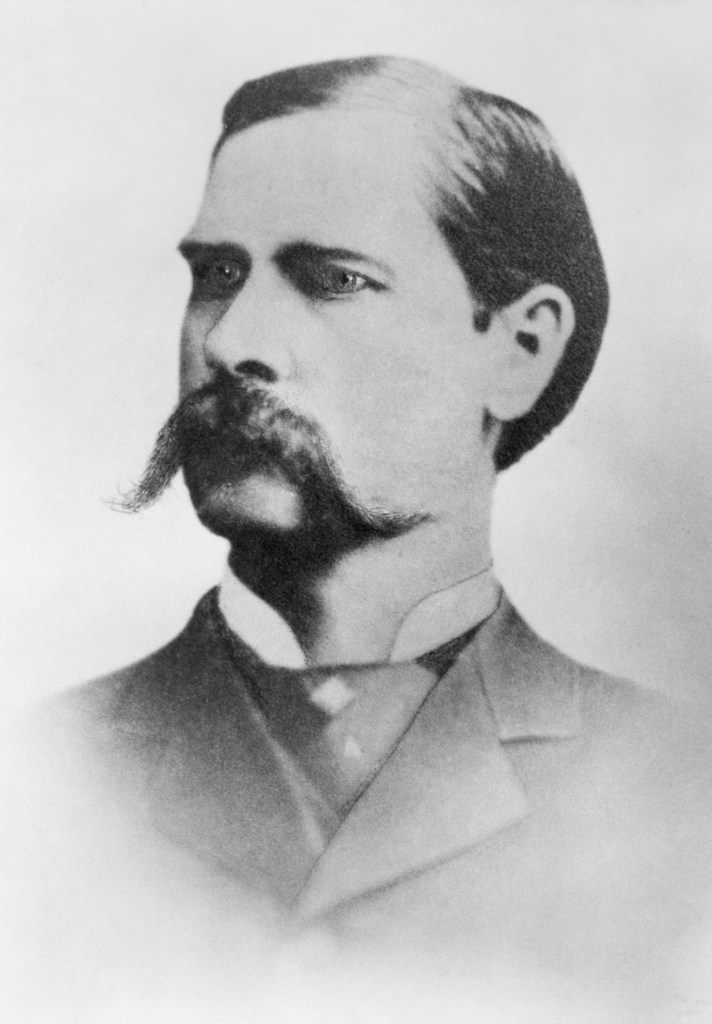 Portrait of Marshall Wyatt Earp. 