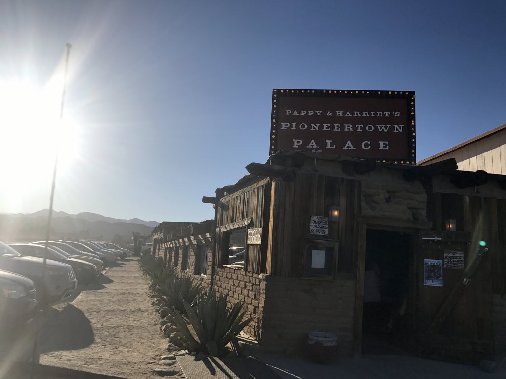Pappy & Harriet's Pioneertown Palace restarurant, live music venue and bar on March 12, 2017 in Pioneertown, California . 