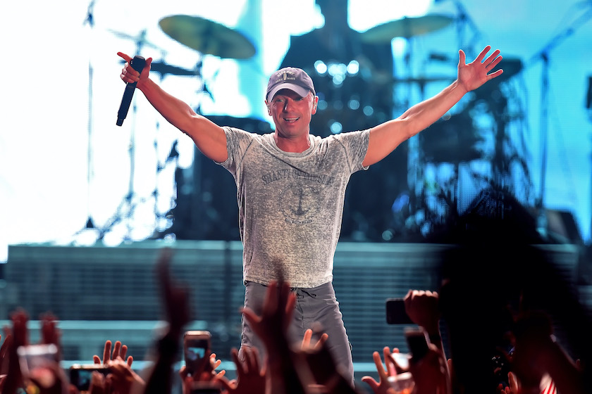 INDIO, CA - APRIL 30: Singer Kenny Chesney performs on the Toyota Mane Stage during day 3 of 2017 Stagecoach California's Country Music Festival at the Empire Polo Club on April 30, 2017 in Indio, California. (