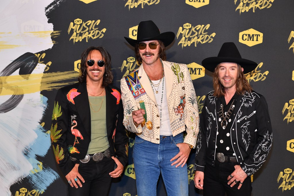 Midland arrives at the 2018 CMT Music Awards at Bridgestone Arena on June 6, 2018 in Nashville, Tennessee. 