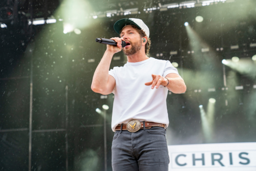 Chris Lane performs during Faster Horses Festival at Michigan International Speedway on July 16, 2021 in Brooklyn, Michigan