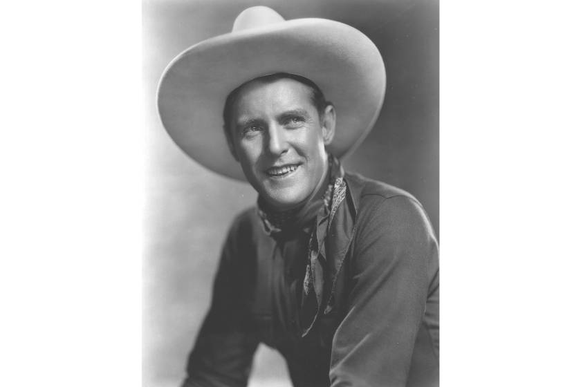 circa 1935: Ken Maynard, the Hollywood star and film actor signed by Universal for a number of westerns