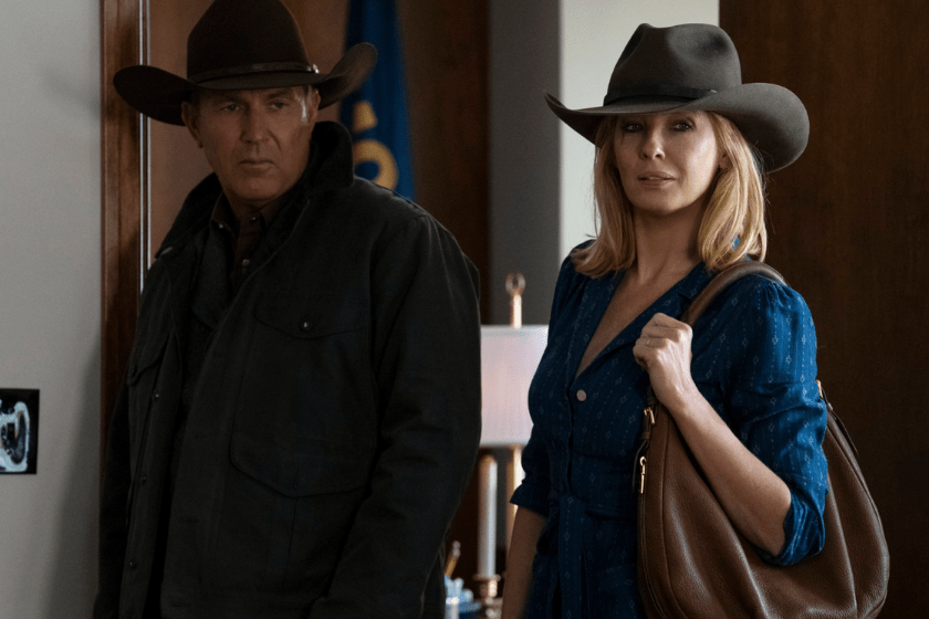 Kevin Costner as John Dutton and Kelly Reilly as Beth Dutton on 'Yellowstone'