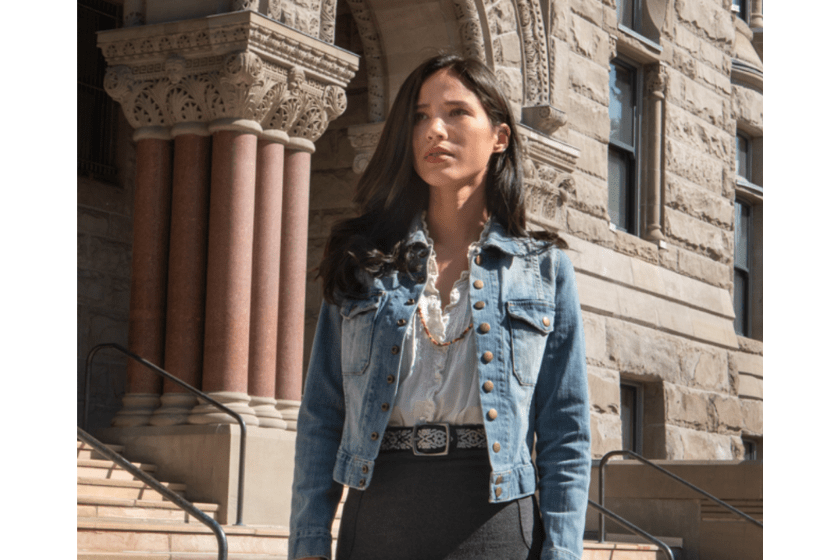 Kelsey Asbille as Monica Dutton in 'Yellowstone'
