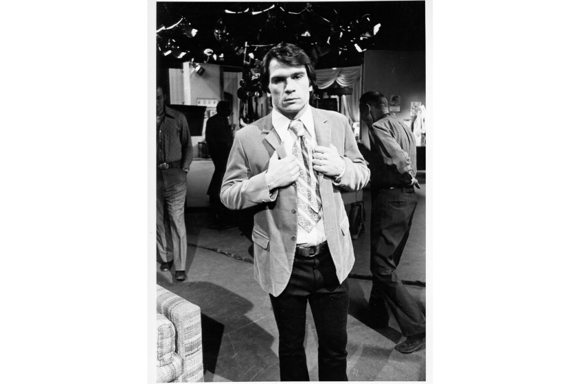  Actor Tommy Lee Jones on the set of the Soap Opera "One Life To Live" Circa 1971 in New York City, New York