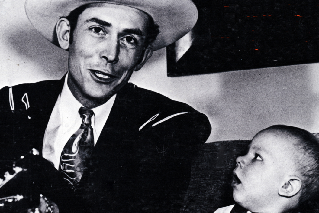 Hank Williams with son Hank Williams Jr