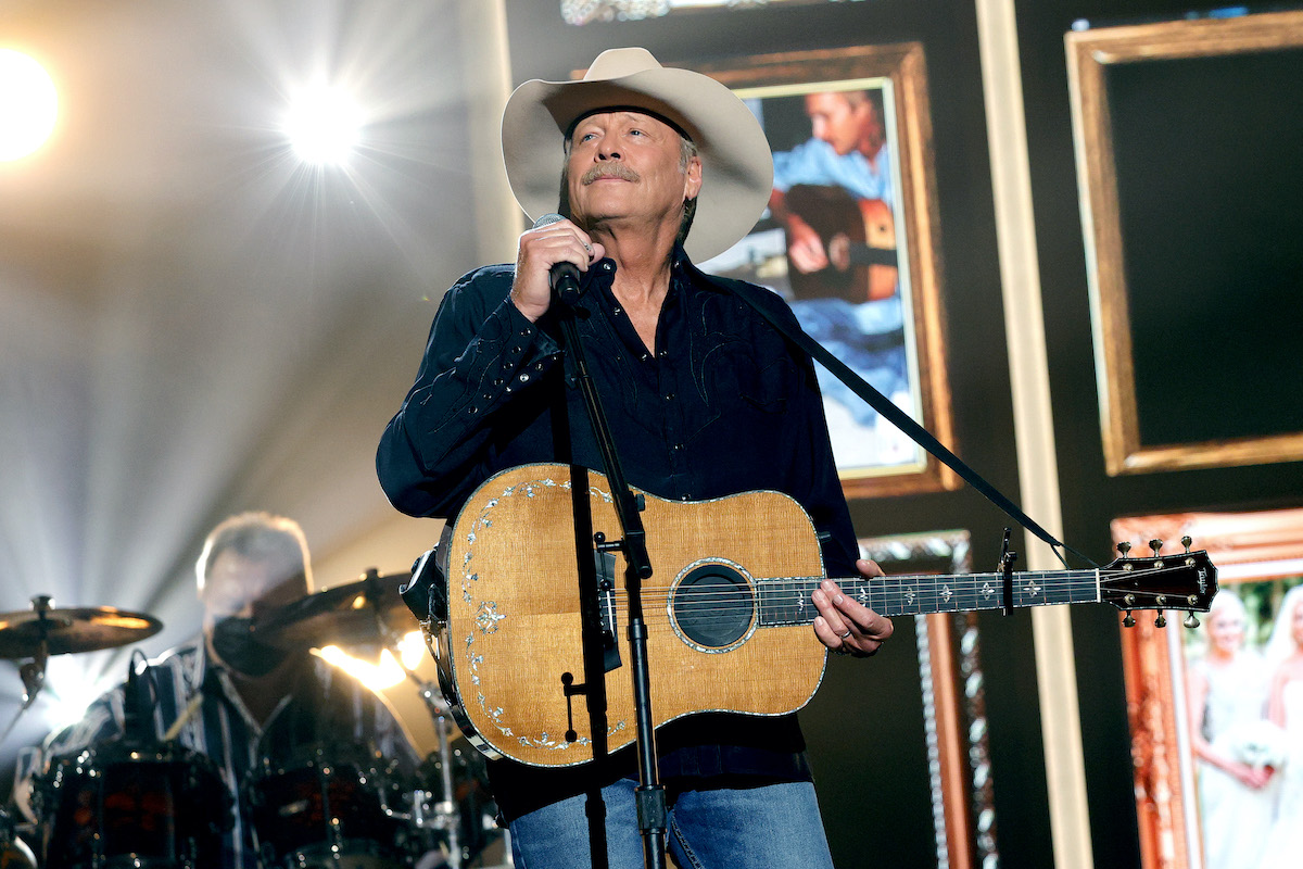 NASHVILLE, TENNESSEE - APRIL 18: In this image released on April 18, Alan Jackson performs onstage at the 56th Academy of Country Music Awards at the Ryman Auditorium on April 18, 2021 in Nashville, Tennessee.