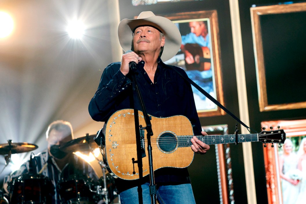 NASHVILLE, TENNESSEE - APRIL 18: In this image released on April 18, Alan Jackson performs onstage at the 56th Academy of Country Music Awards at the Ryman Auditorium on April 18, 2021 in Nashville, Tennessee.