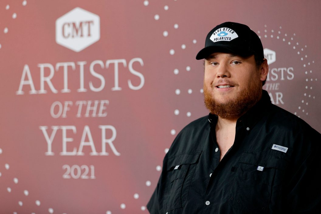 Luke Combs attends the 2021 CMT Artist of the Year on October 13, 2021 in Nashville, Tennessee.