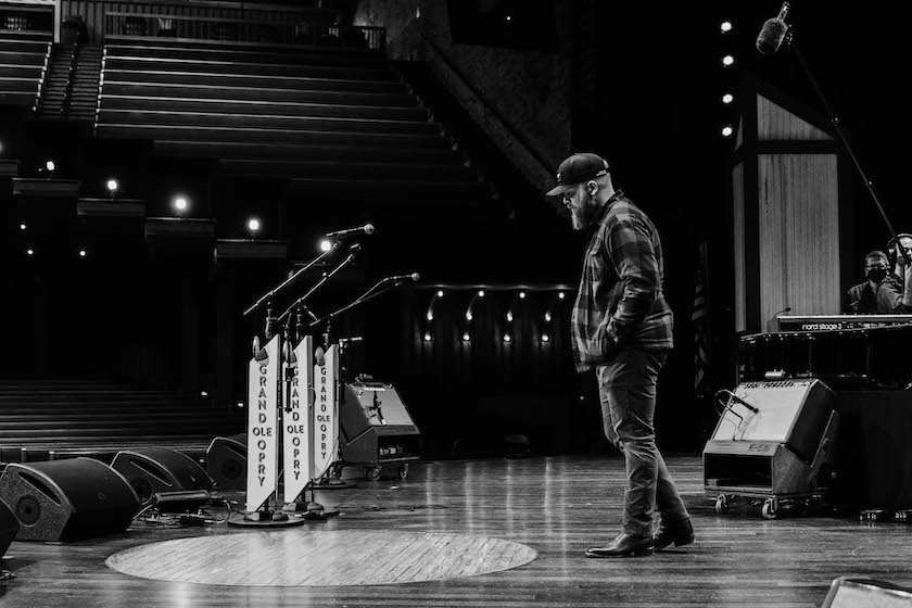 Tyler Braden eyes the Opry stage's hallowed circle.