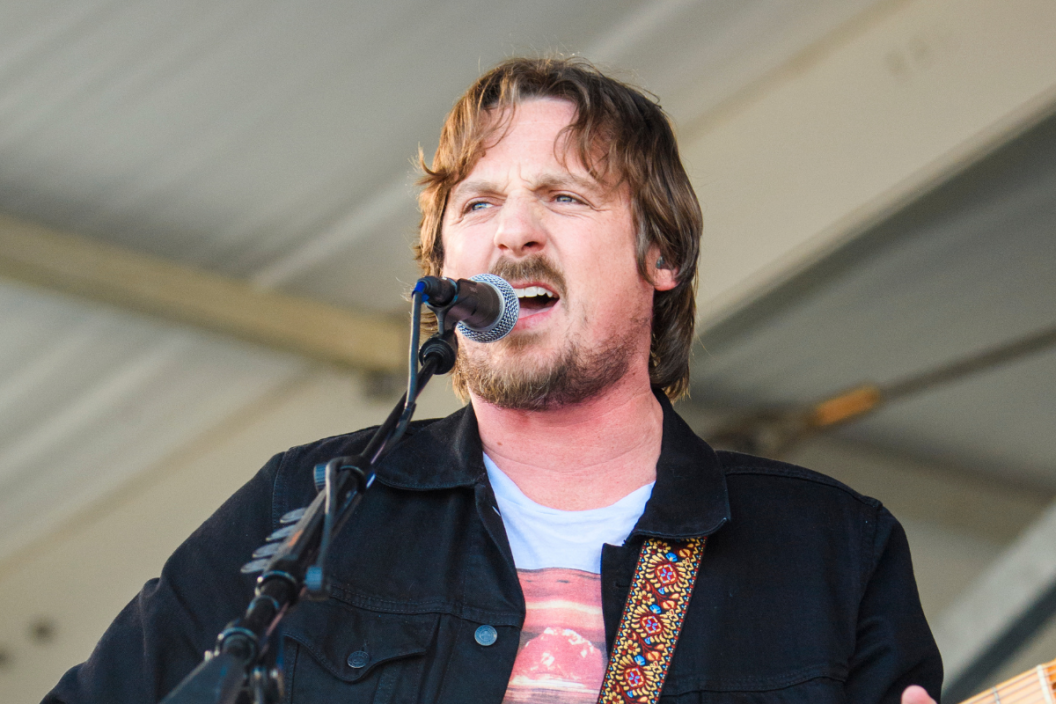 Sturgill Simpson performs at Fair Grounds Race Course on April 27, 2018 in New Orleans, Louisiana.