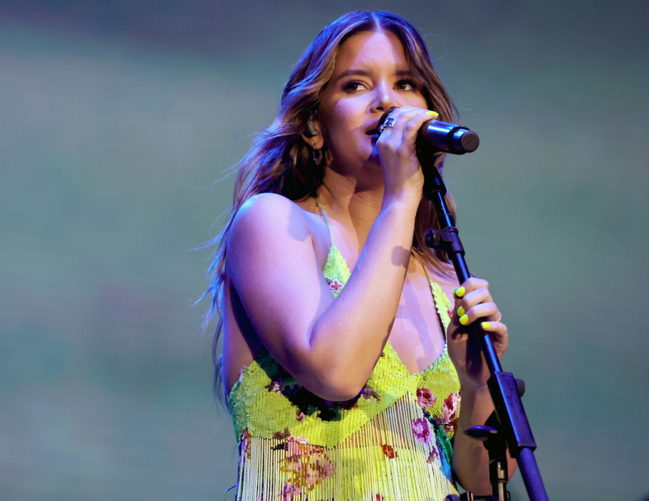 Maren Morris performs onstage during Day 1 of the 2022 Stagecoach Festival at the Empire Polo Field on April 29, 2022 in Indio, California.