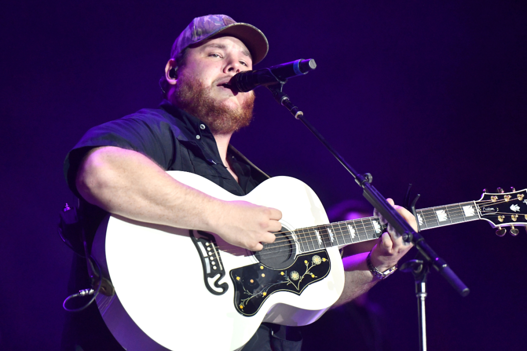 Singer Luke Combs performs onstage during Day 2 of the Stagecoach Music Festival on April 27, 2019 in Indio, California