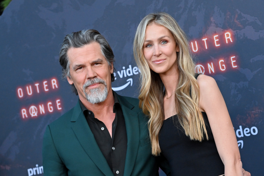 Josh Brolin and Kathryn Boyd Brolin attend the Los Angeles Premiere of Prime Video's Western "Outer Range" at Harmony Gold on April 07, 2022 in Los Angeles, California