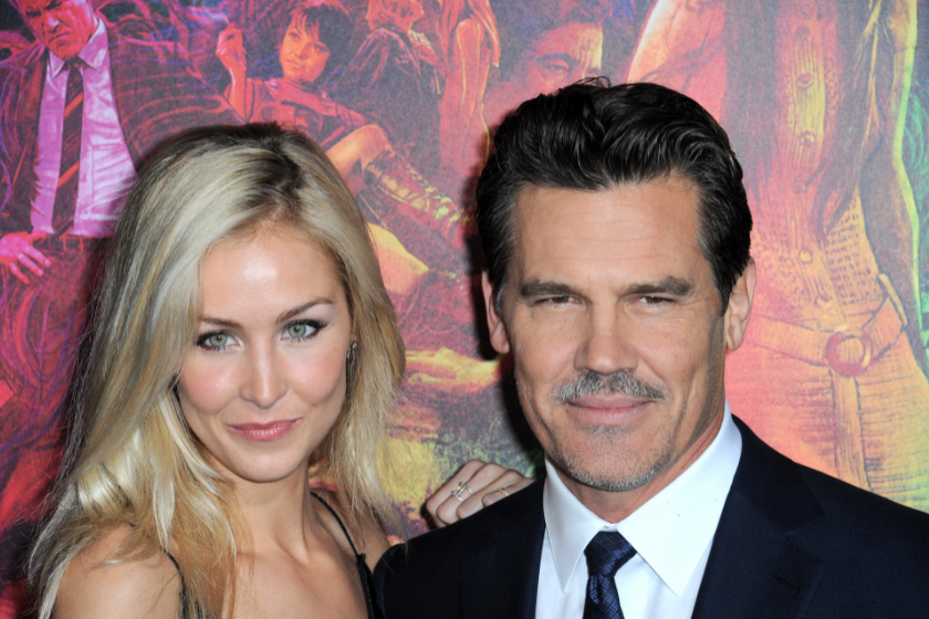 Actor Josh Brolin and assistant/girlfriend Kathryn Boyd arrive for the Premiere Of Warner Bros. Pictures' "Inherent Vice" held at TCL Chinese Theatre on December 10, 2014 in Hollywood, California