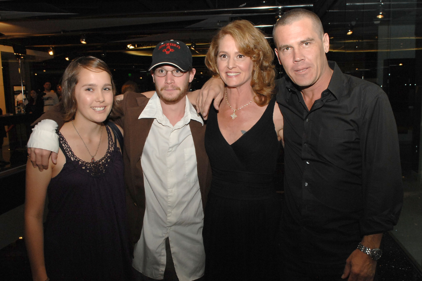 Eden Brolin, Trevor Brolin, actor Melissa Leo and actor Josh Brolin attend the after party following the premiere of Sony Pictures Classics' "Frozen River" at the Pacific Design Center on July 22, 2008 in West Hollywood, California