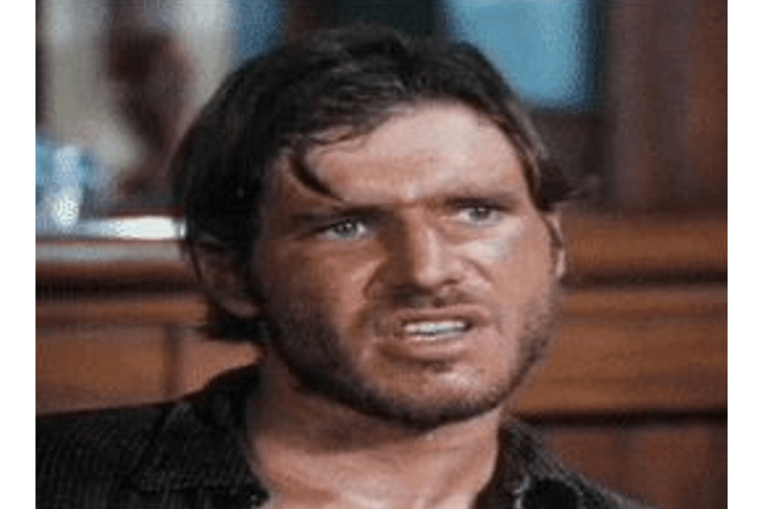 Harrison Ford in a scene from 'Gunsmoke'