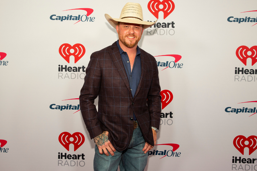 Cody Johnson poses backstage during the iHeartCountry Festival at the Moody Center on May 7, 2022 in Austin, Texas